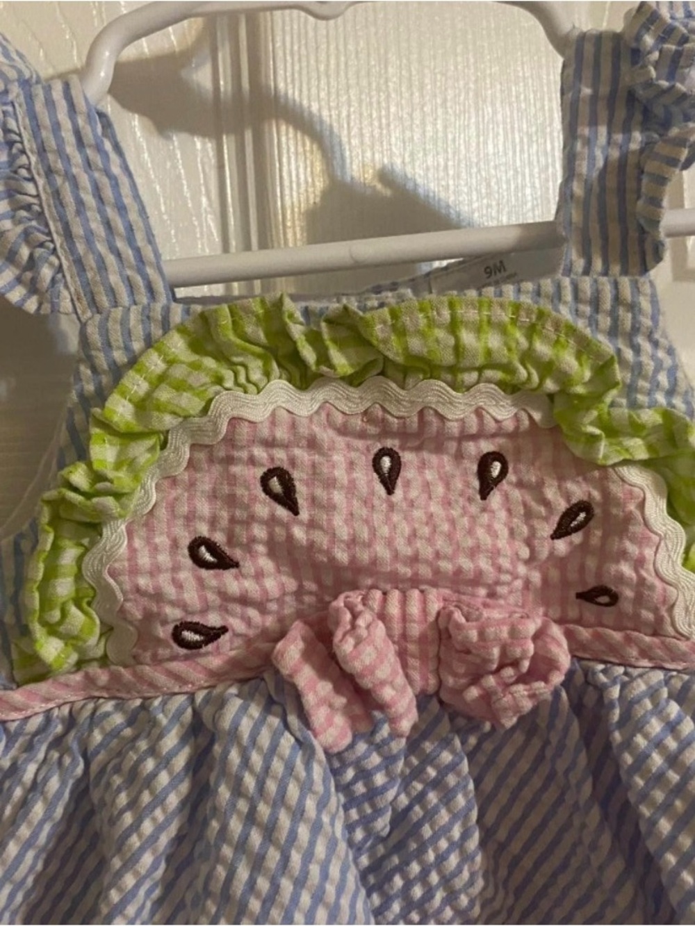 Blueberi Blvd Watermelon Bubble Romper - Picture 6 of 9